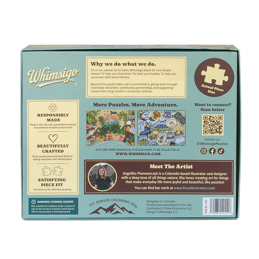 Booked For The Mountains (500 Piece) Jigsaw Puzzle