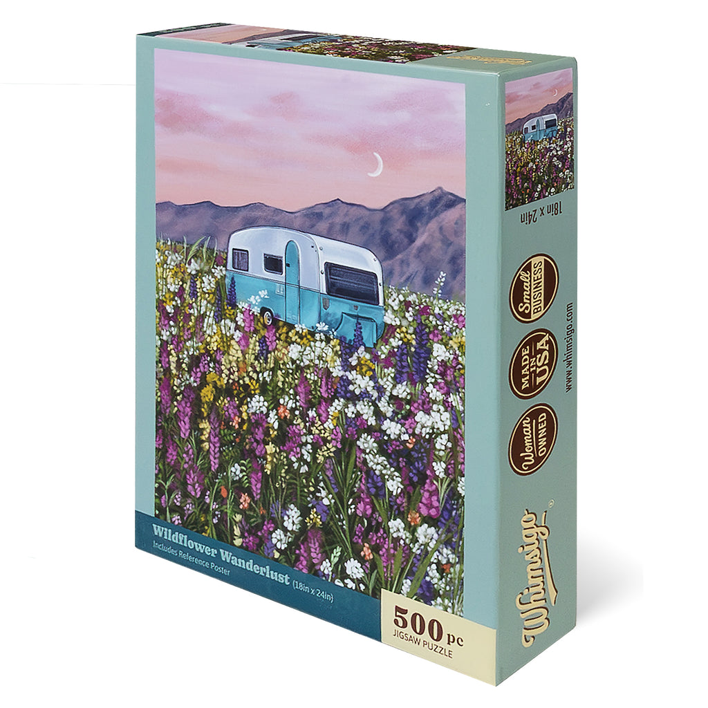 Wildflower Wanderlust (500 Piece) Jigsaw Puzzle