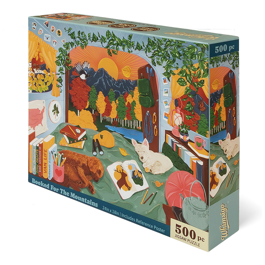 Booked For The Mountains (500 Piece) Jigsaw Puzzle