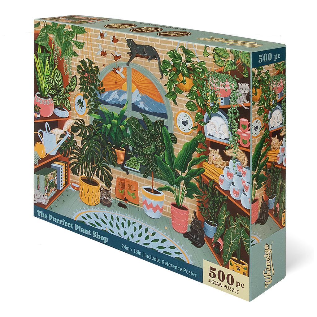The Purrfect Plant Shop (500 Piece) Jigsaw Puzzle