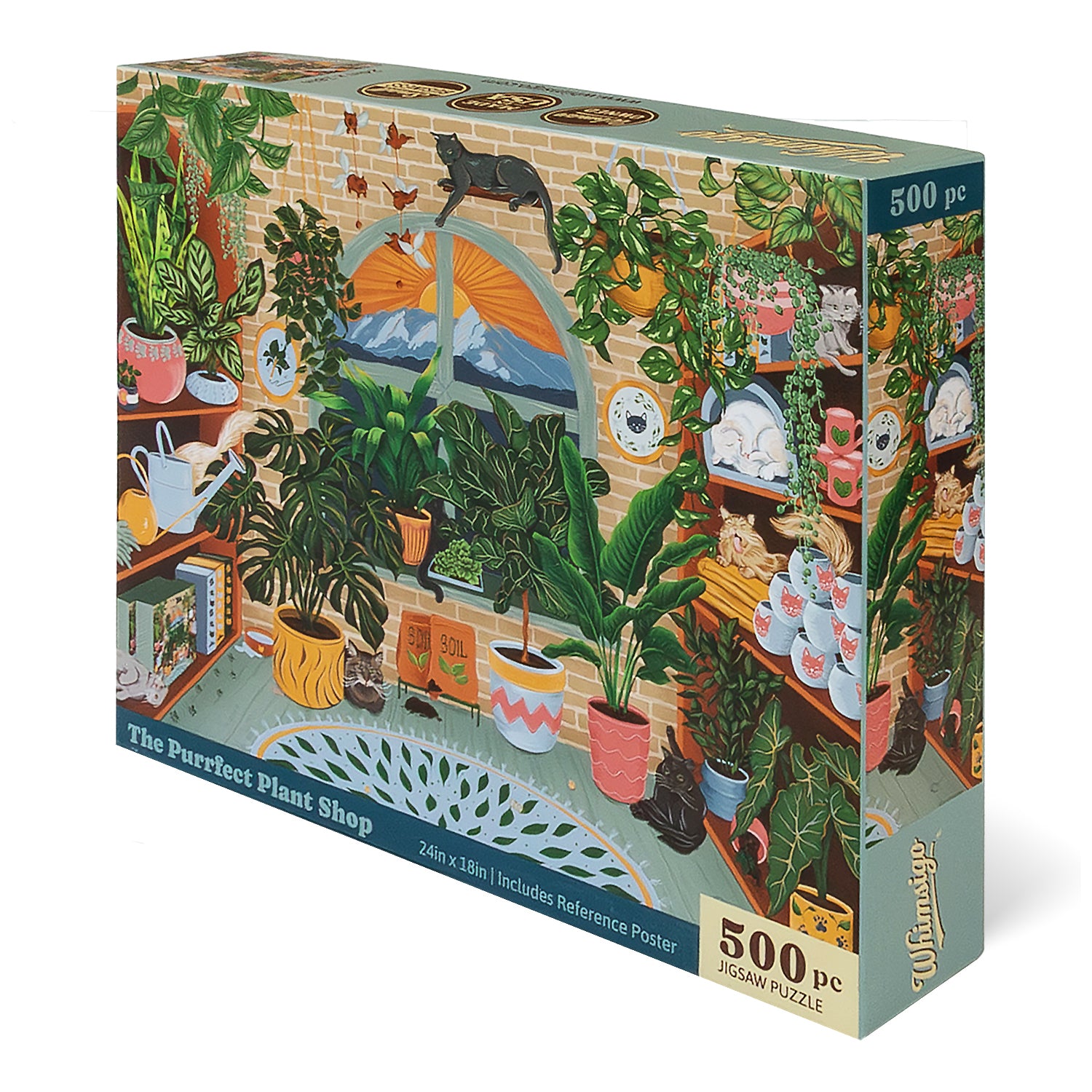 The Purrfect Plant Shop (500 Piece) Jigsaw Puzzle