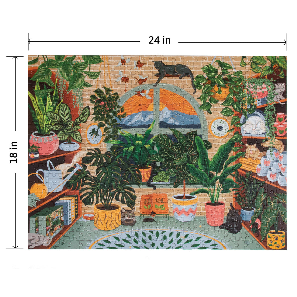 The Purrfect Plant Shop (500 Piece) Jigsaw Puzzle