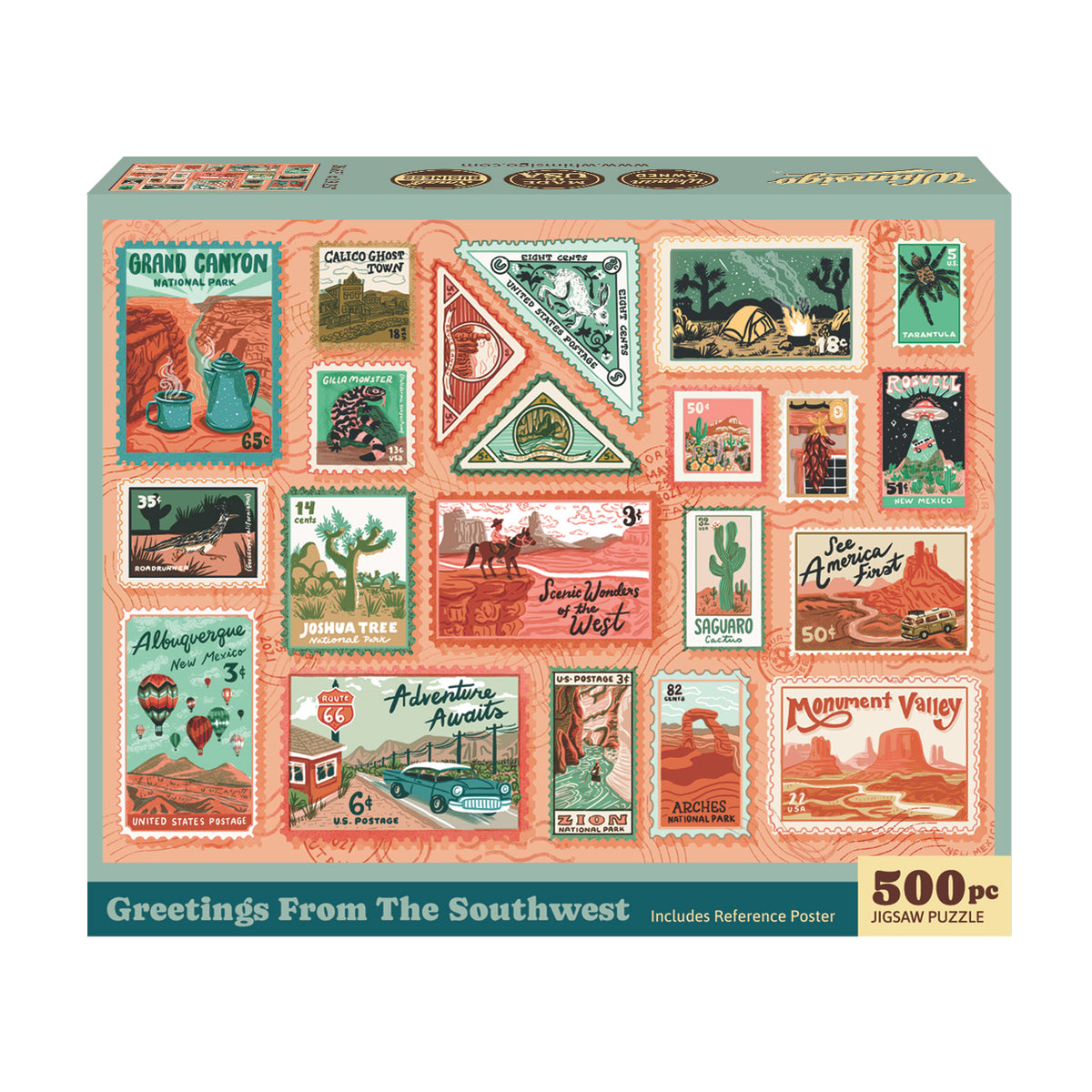Greetings From the Southwest (500 Piece) Jigsaw Puzzle