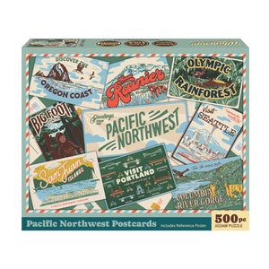 Pacific Northwest Postcards (500 Piece) Jigsaw Puzzle