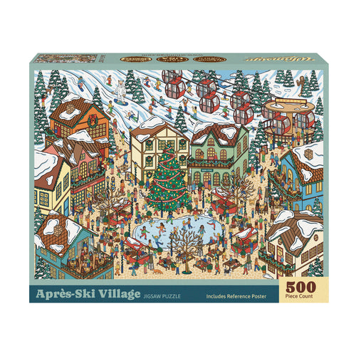 Après-Ski Village (500 Piece) Jigsaw Puzzle