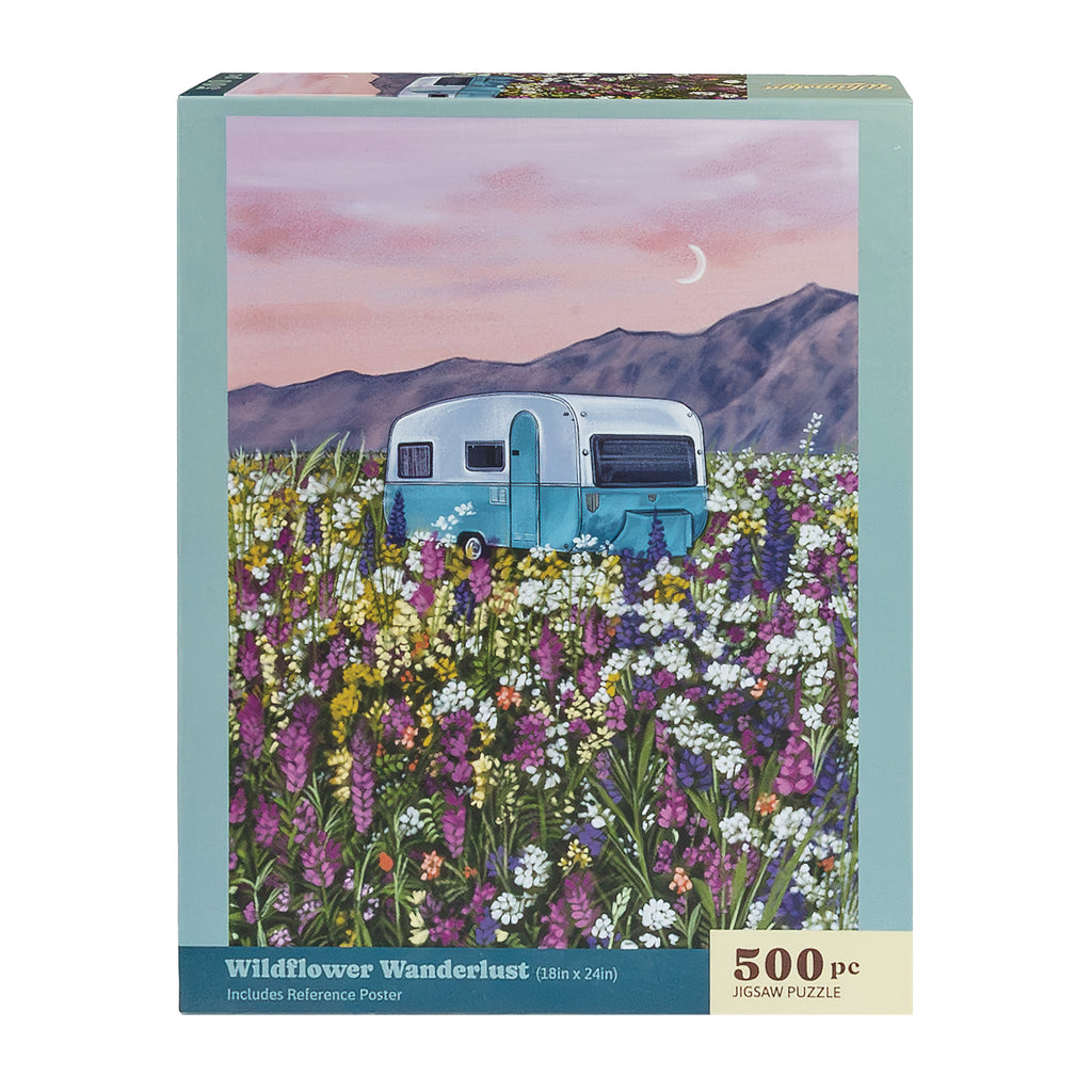 Wildflower Wanderlust (500 Piece) Jigsaw Puzzle