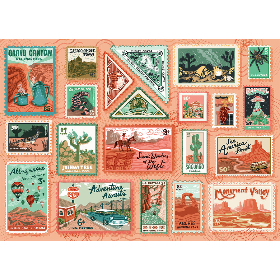 Greetings From the Southwest (500 Piece) Jigsaw Puzzle
