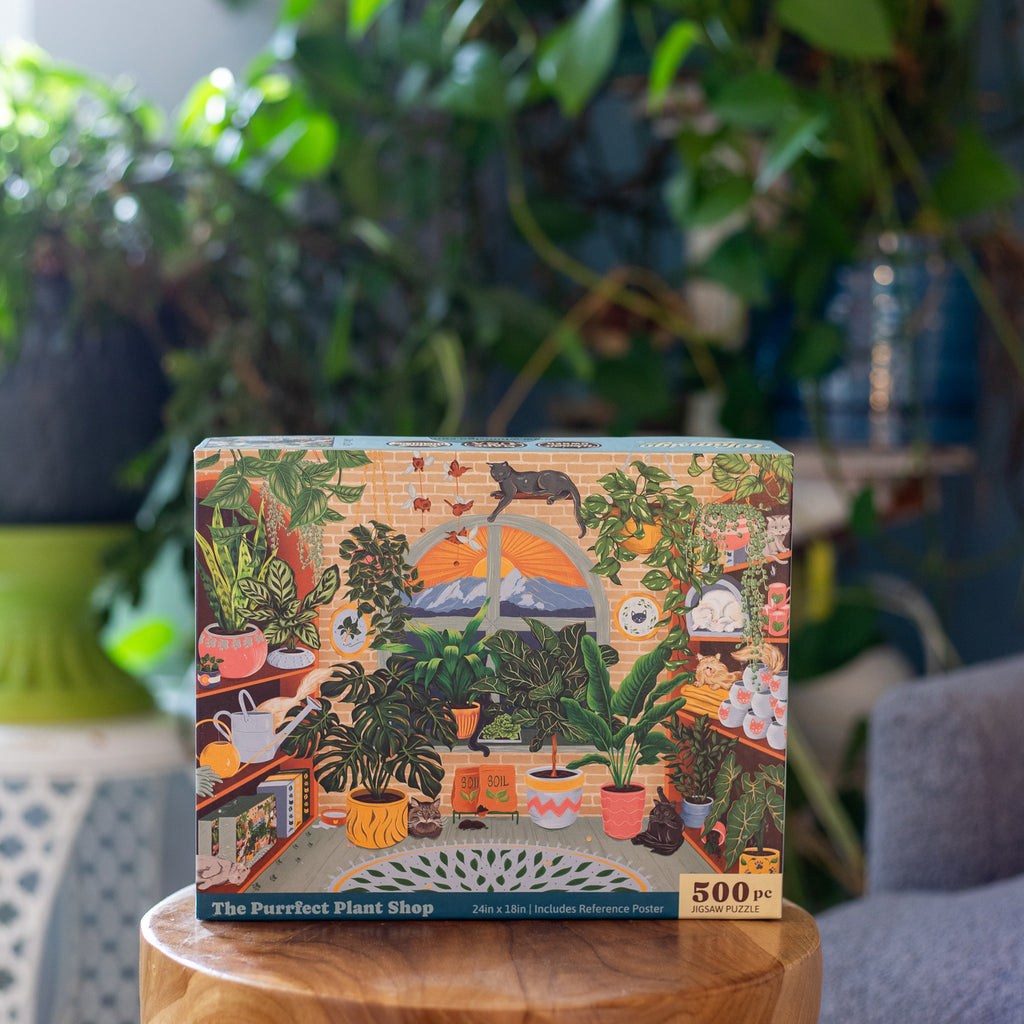 The Purrfect Plant Shop (500 Piece) Jigsaw Puzzle
