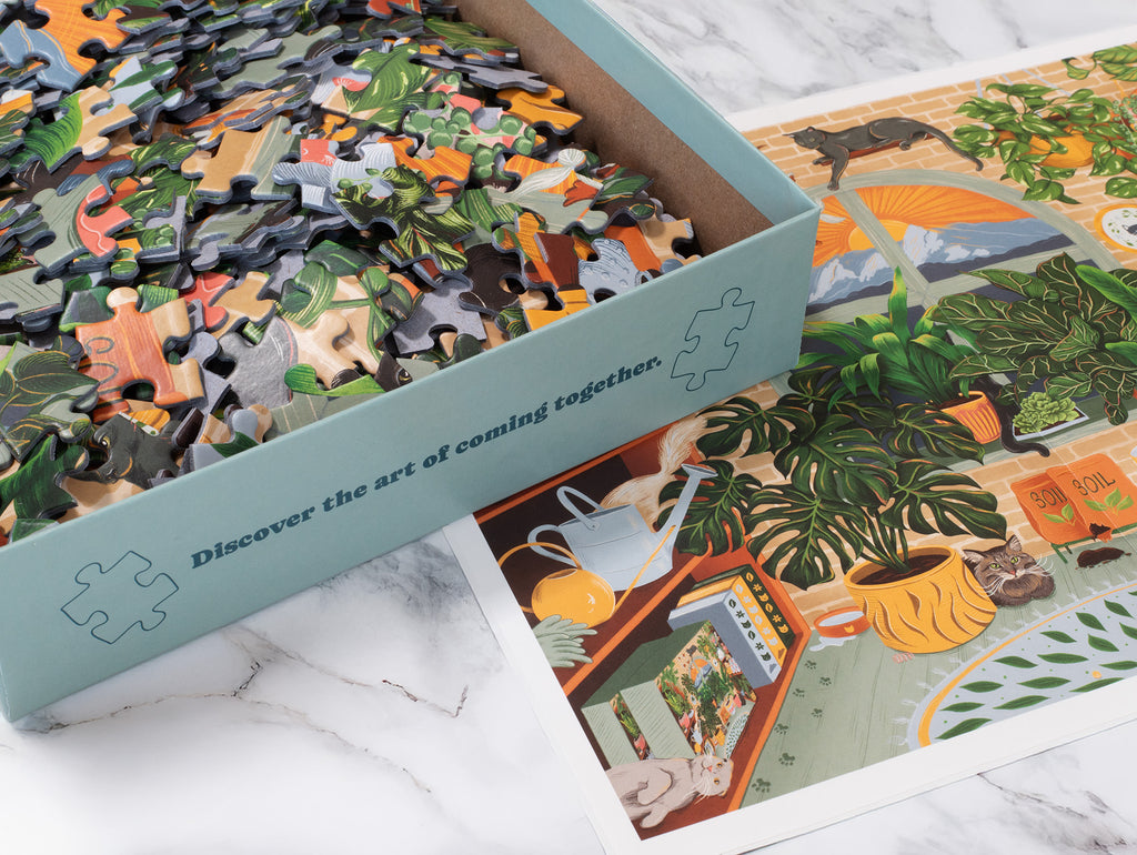The Purrfect Plant Shop (500 Piece) Jigsaw Puzzle