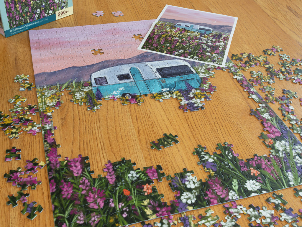 Wildflower Wanderlust (500 Piece) Jigsaw Puzzle