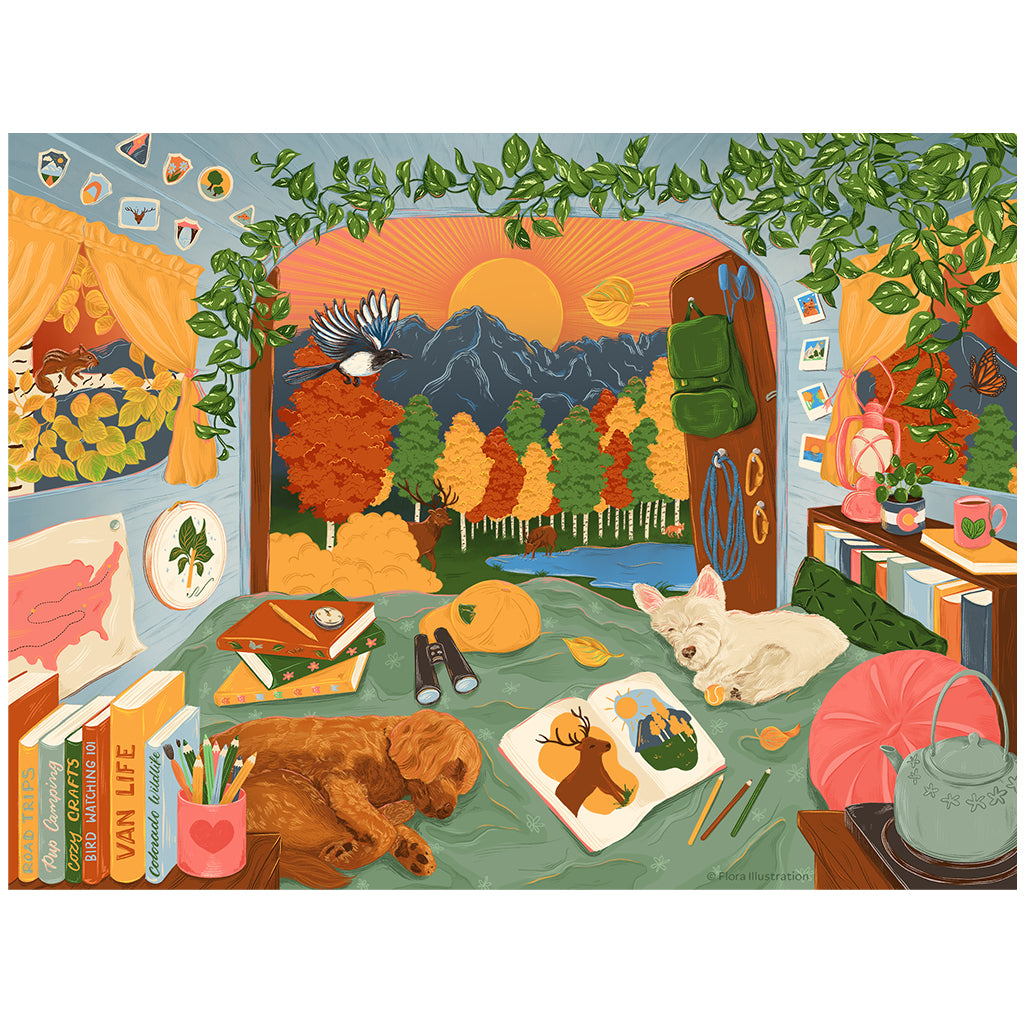 Booked For The Mountains (500 Piece) Jigsaw Puzzle