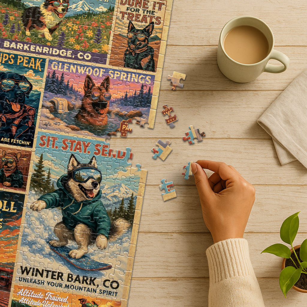 Howl If You Love Colorado Puzzle