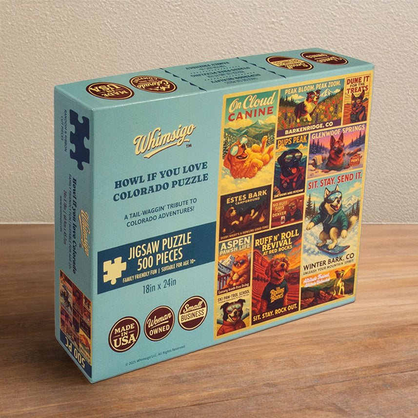 Howl If You Love Colorado Puzzle